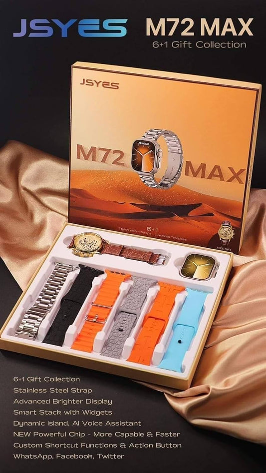 M72 Max Smart Watch wrist watch pack